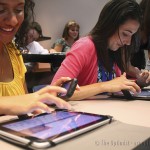 students with iPads