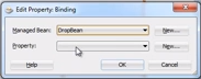 ADF - editing the DropBean property binding