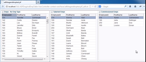 Testing that drag-and-drop updates values on the fly