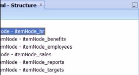 Ordering XML nodes to create sub-menu items